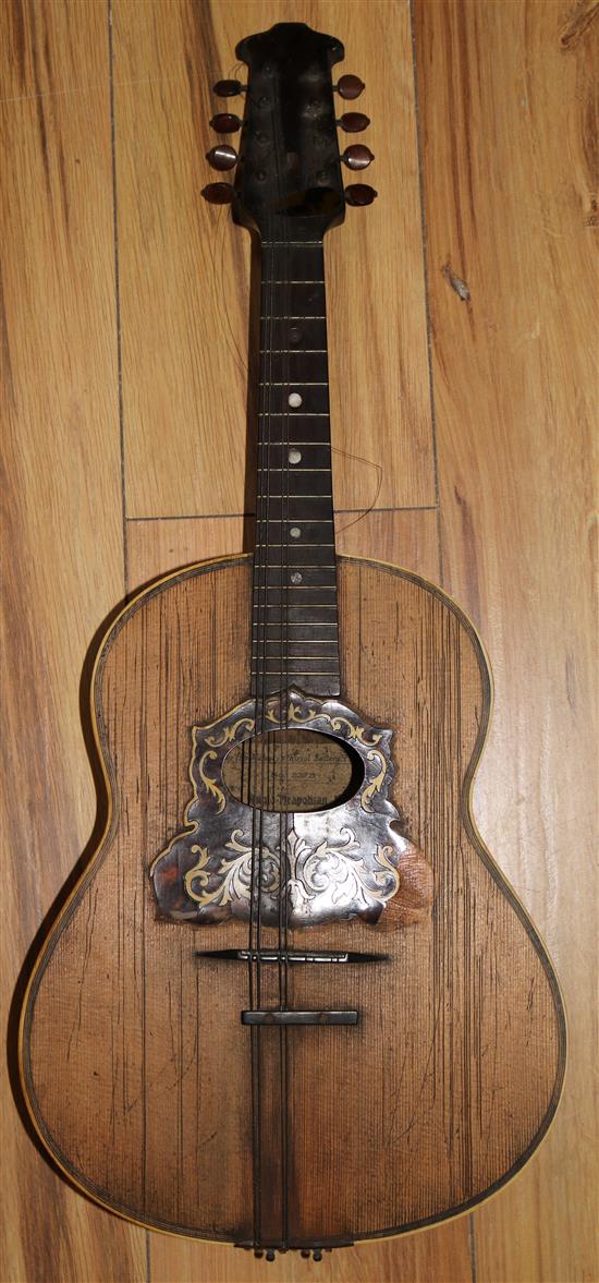 An Anglo-Neapolitan Patent mandolin, no.2272,